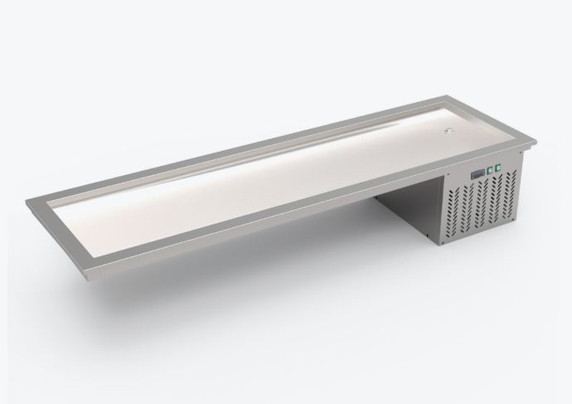 Thermaster GN6-FA 6 x GN 1/1 Drop-In Chilled Well Display (-4°C to +4°C)