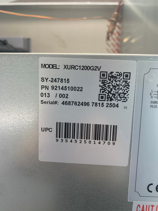 Ex-Showroom FED-X Ex-XURC1200G2V S/S Two Full Glass Door Upright Fridge