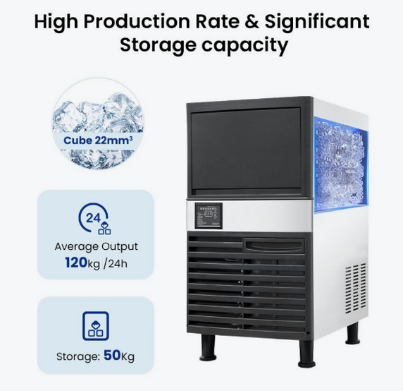 Blizzard Under Bench Ice Maker - Air Cooled - SN-120P Blizzard Under Bench Ice Maker - Air Cooled - SN-120P