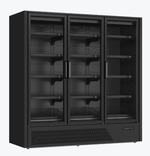 Thermaster 3 Aluminium-Framed Glass Door Multideck Display Freezer - DC-187BT