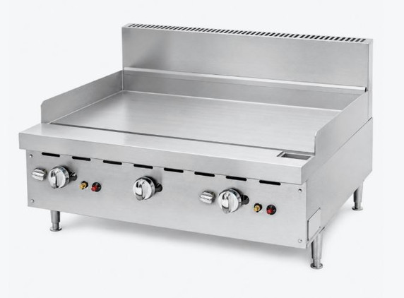 BRENNER Forge 800 Series Bench Top Gas Griddle LPG with 3 burners - BREG8G-900L