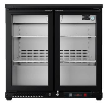Hoshizaki RBWE95-AU 2 Door Glass Back Bar Refrigerator 137L | 10A