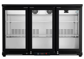 Hoshizaki RBWE135-AU 3 Door Glass Back Bar Fridge 212L | 10A