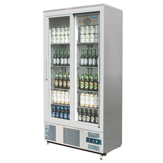 Polar G-Series Sliding Door Upright Bar Cooler Double Sliding Doors 490 Ltr Polar G-Series Sliding Door Upright Bar Cooler Double Sliding Doors 490 Ltr