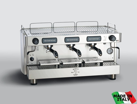 Bezzera Traditional 3 Group Espresso Coffee Machine - BZB2013S3E Bezzera Traditional 3 Group Espresso Coffee Machine - BZB2013S3E
