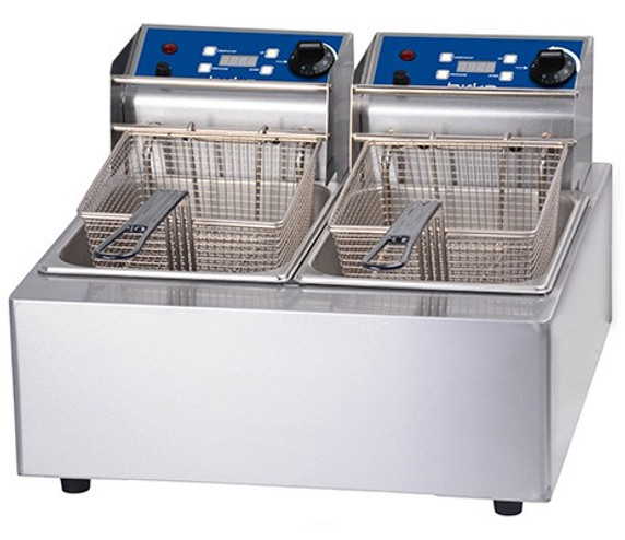 Birko 1001002 Double 5L Fryer 2x10amp Birko 1001002 Double 5L Fryer 2x10amp