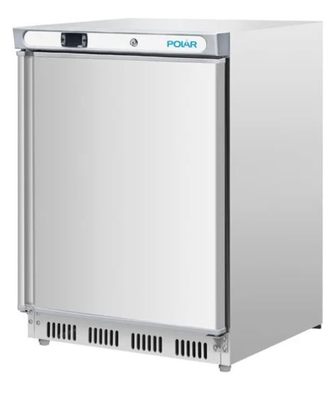 Polar CD081-A C-Series Stainless Steel Under Counter Freezer 140 Ltr