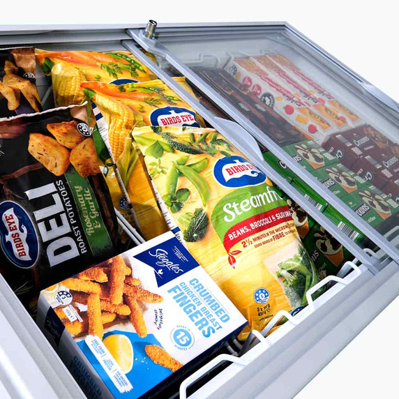 Bromic Display Chest Freezer - 296L - Flat Glass Top Bromic Display Chest Freezer - 296L - Flat Glass Top