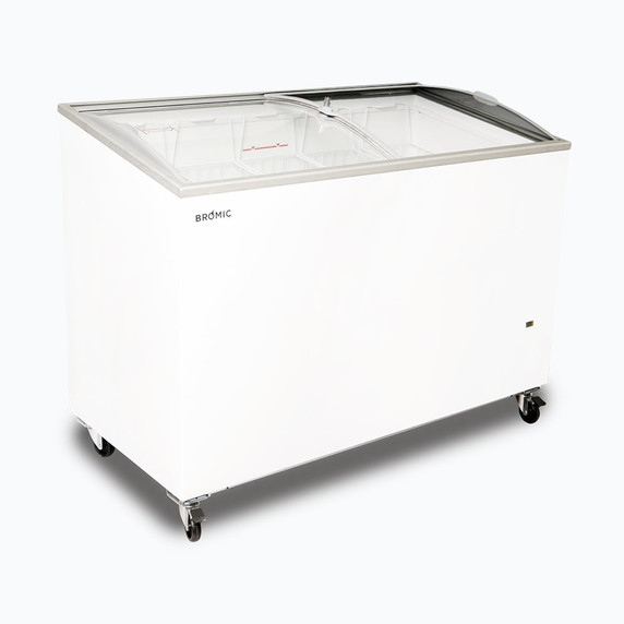 Bromic CF0400ATCG - Display Chest Freezer - 352L - Curved Glass Top