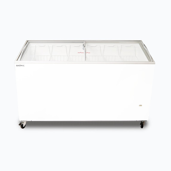 CF0500ATCG-NR Bromic Chest Freezer 427L Angled Glass Top