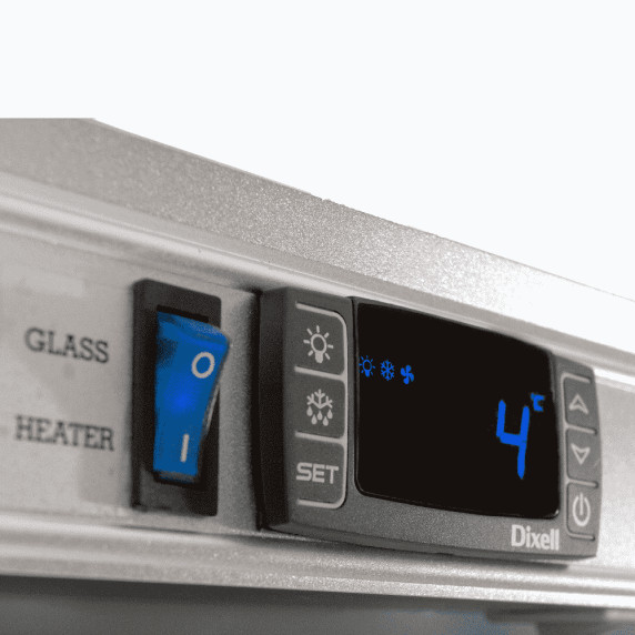 Bromic Upright Display Fridge 444L 1 Door Flat Glass Lightbox Bromic Upright Display Fridge 444L 1 Door Flat Glass Lightbox