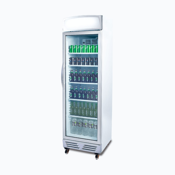 Bromic Upright Display Fridge - 372L - 1 Door - Flat Glass - Lightbox Bromic Upright Display Fridge - 372L - 1 Door - Flat Glass - Lightbox