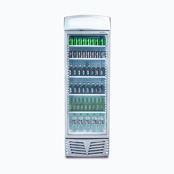 Bromic GM0440L-NR Upright Display Fridge 438L 1 Door Flat Glass Lightbox Bromic GM0440L-NR Upright Display Fridge 438L 1 Door Flat Glass Lightbox