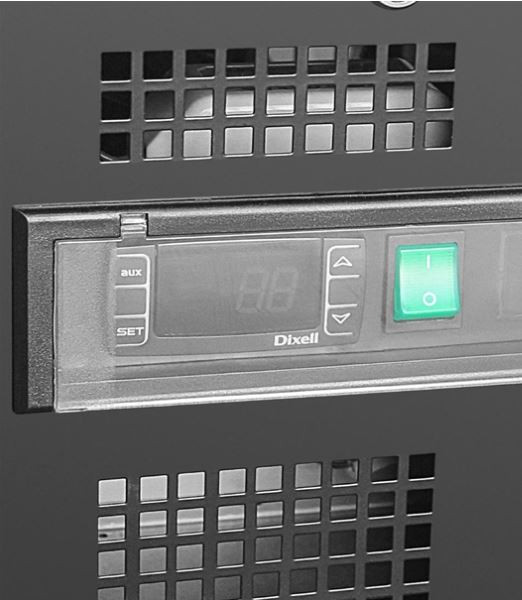 Polar GJ449-A G-Series Upright Back Bar Cooler with Hinged Doors 490Ltr
