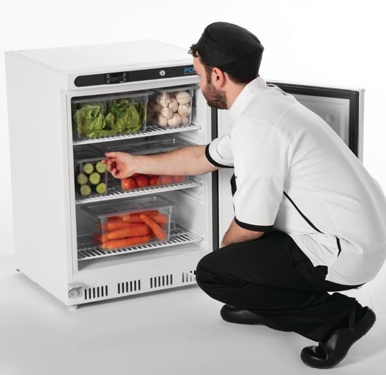 Polar CD610-A C-Series Under Bench Fridge White 150Ltr