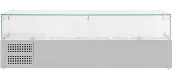 Polar GD876-A G-Series Countertop Prep Fridge 5 x 1/3GN & 1 x 1/2GN