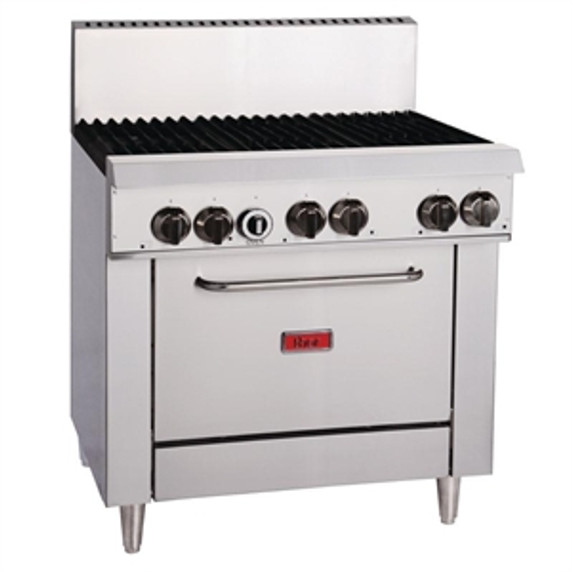 Thor GH101-P Gas Range 36" with flame failure- LPG TR-6F LPG Thor GH101-P Gas Range 36" with flame failure- LPG TR-6F LPG