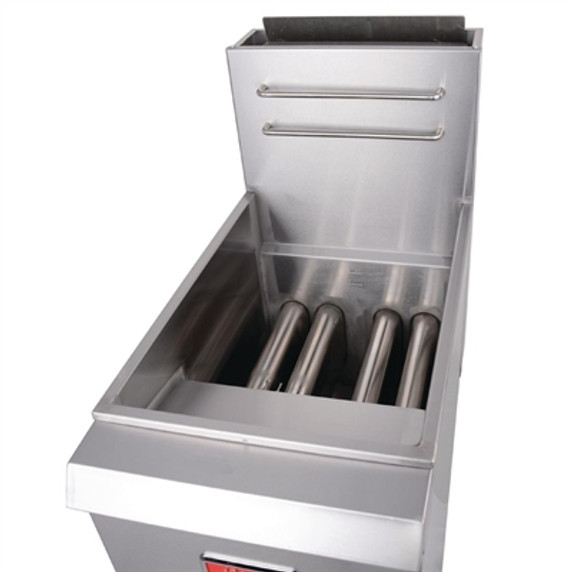 Thor Freestanding Single Pan Double Basket Natural Gas Fryer 25.25Ltr TR-F45 Thor Freestanding Single Pan Double Basket Natural Gas Fryer 25.25Ltr TR-F45