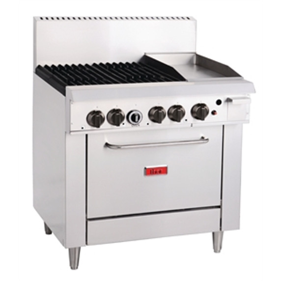 Thor GH102-N Burner Gas Oven Range with Griddle Plate TR-4F-G12F Thor GH102-N Burner Gas Oven Range with Griddle Plate TR-4F-G12F