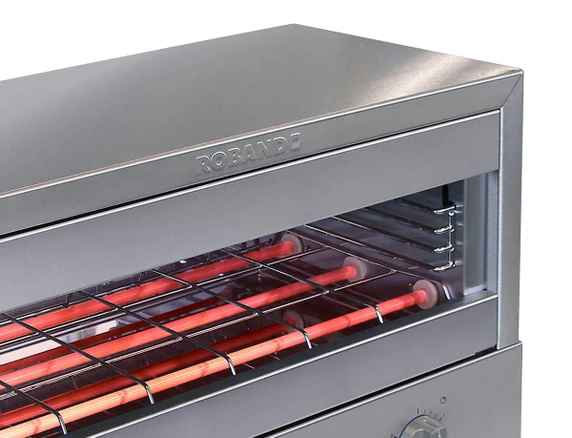 Roband GMX810G Grill Max 8 Slice Commercial Glass Element Toaster