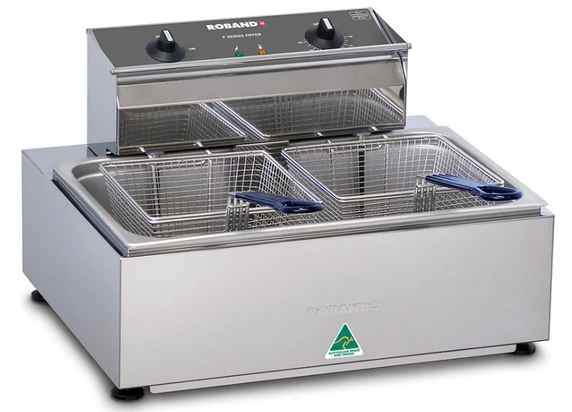 Roband F111 F Series 11L Single Pan Double Basket Benchtop Deep Fryer