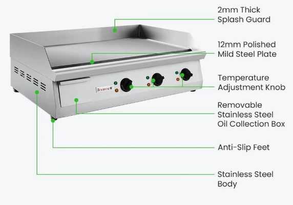 Benchstar MAX GH-760E 760mm Commercial Electric Griddle