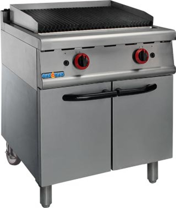 JZH-RH Natural Gas Char Grill On Cabinet 700mm Width