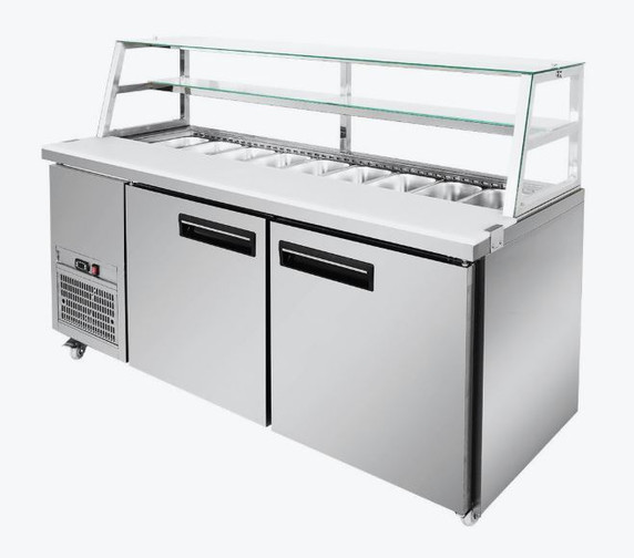 Thermaster two large door DELUXE Sandwich Bar - SCB/18