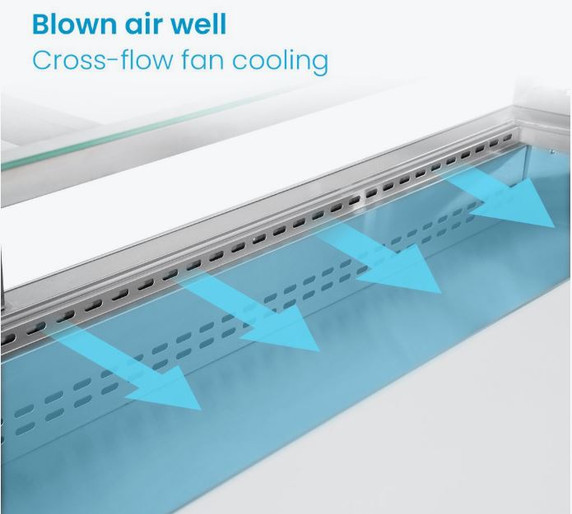 Thermaster two large door DELUXE Sandwich Bar - SCB/18