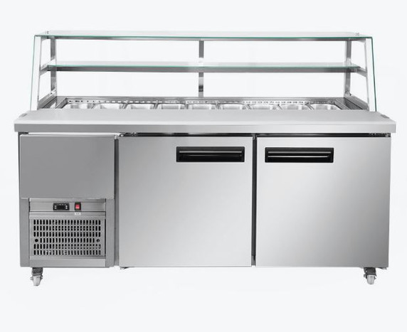 Thermaster two large door DELUXE Sandwich Bar - SCB/18
