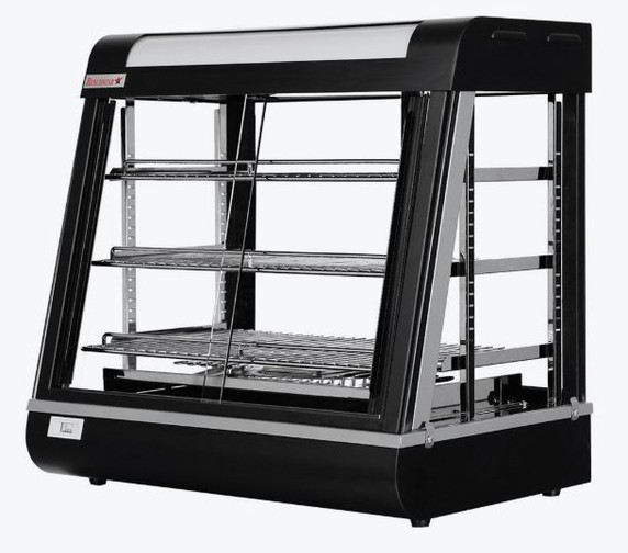 Benchstar PW-RT/660/TGE Commercial Glass Pie Warmer & Hot Food Display (660mm Wide)