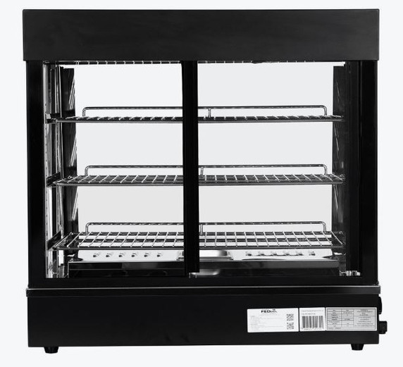 Benchstar PW-RT/660/TGE Commercial Glass Pie Warmer & Hot Food Display (660mm Wide)