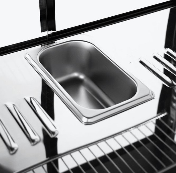 Benchstar PW-RT/660/TGE Commercial Glass Pie Warmer & Hot Food Display (660mm Wide)