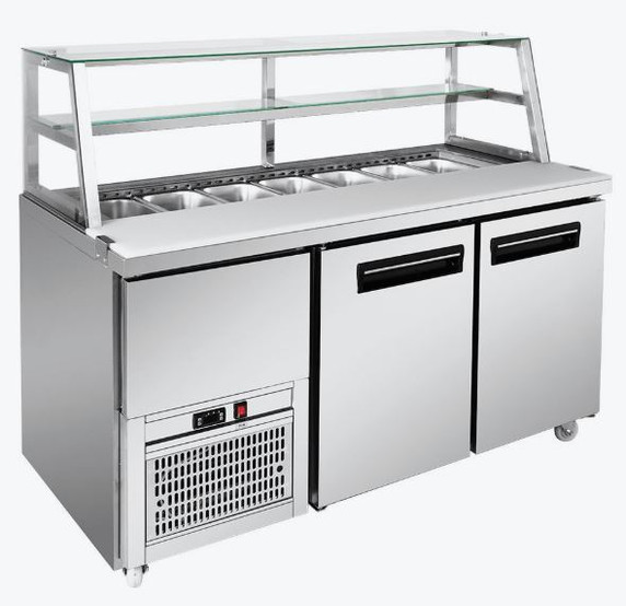 Thermaster two door Deluxe Sandwich Bar - SCB/15