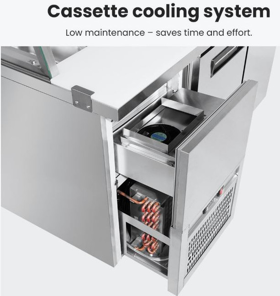 Thermaster three door DELUXE Sandwich Bar - SCB/21