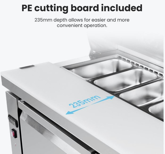 Thermaster three door Sandwich Bar - SLB150