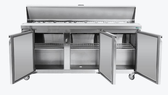 Thermaster three large door Sandwich Bar - SLB180
