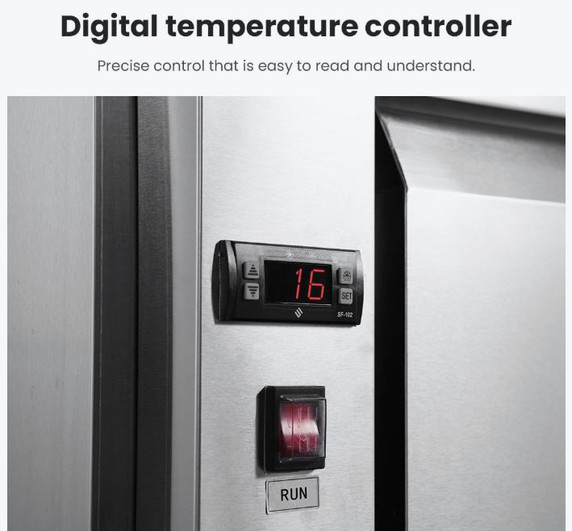 Thermaster three large door Sandwich Bar - SLB180