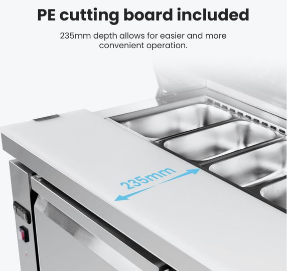 Thermaster three large door Sandwich Bar - SLB180