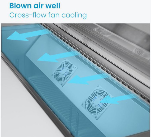 Thermaster four door Sandwich Bar - SLB240