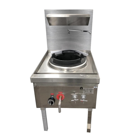 Gasmax Stainless Steel Waterless Nature Gas Single Wok - WW-1N