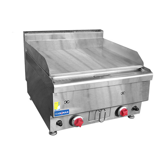 JUS-TRG60 GASMAX Benchtop 2 Burner Griddle 600mm JUS-TRG60 GASMAX Benchtop 2 Burner Griddle 600mm