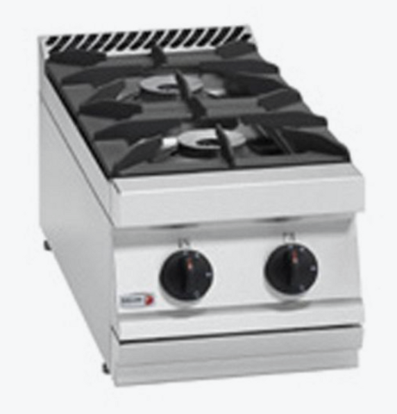 Fagor 700 series natural gas 2 burner boiling top with cast CG7-20H Fagor 700 series natural gas 2 burner boiling top with cast CG7-20H