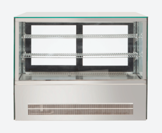 Bonvue GN-900RT Countertop Square Glass Cold Food Display (93L)