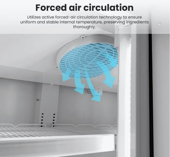 Thermaster Double Door Supermarket Fridge - LG-1000GBM