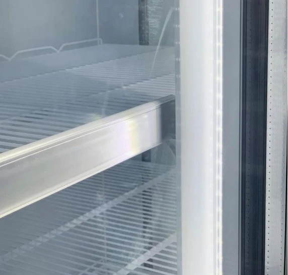 Thermaster LG-1000GBM Full Size Double Glass Door Commercial Supermarket Display Fridge (1081L)