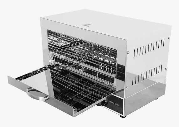 Benchstar Single infrared quartz element salamander griller toaster and timer - QT-1