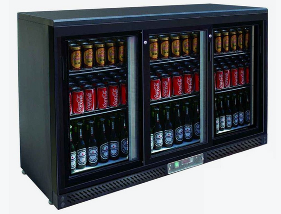 Thermaster Three sliding door bar cooler - SC316SD