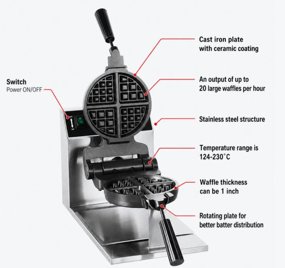Benchstar Waffle Maker - WB-04A