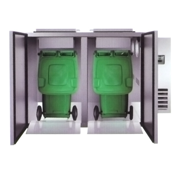 WBC2-240 Refrigerated Solid Waster Cooler with 2 Pcs